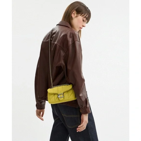 Coach Tabby Shoulder Bag 20 With Quilting Neon - Picture 4 of 12